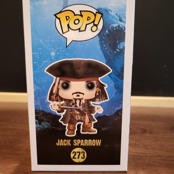Disney Pirates of the Caribbean Jack Sparrow (Gold) Hot Topic Exclusive Pop - Picture 4 of 11